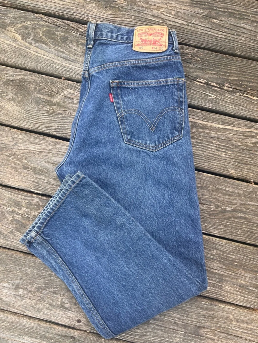 Levi's Men's Blue Denim Jeans - Classic Straight Fit
